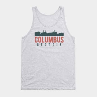 Columbus Georgia skyline logo Tank Top